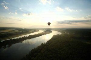 The Loire seen from the sky